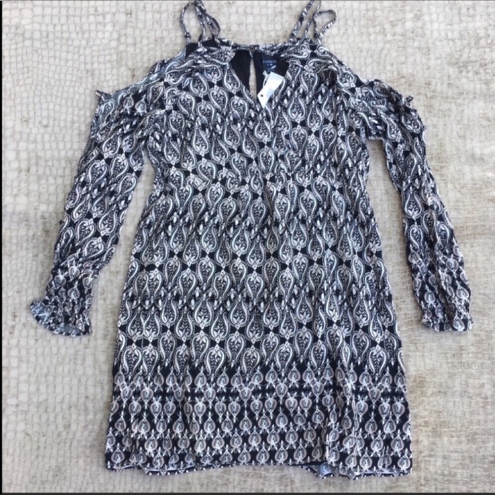 Boho Cut Out Dress NWT